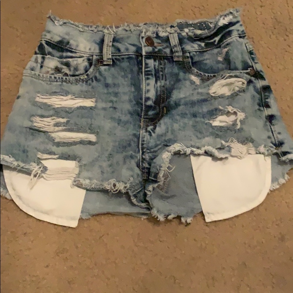 Ripped shorts